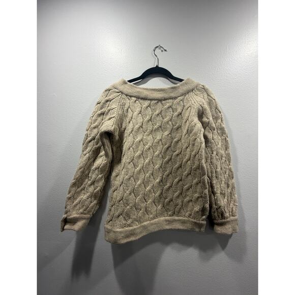 BALTMAN & CO Beige Women Wool Knit Sweater VTG Size XS EUC - Picture 3 of 8